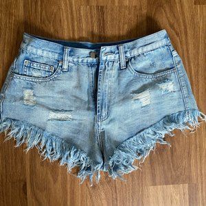 Size Medium Born Primitive Jean Shorts